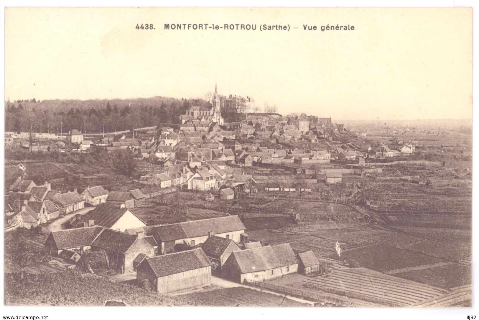 CPA 72 -  MONTFORT Le ROTROU (Sarthe) - 4438. Vue Générale - Montfort Le Gesnois