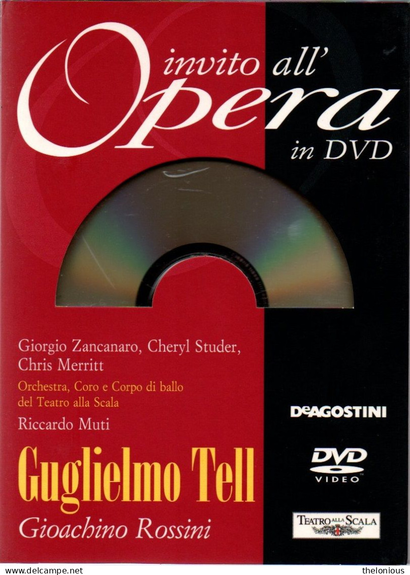 * Invito All'Opera In DVD N 12: Gioachino Rossini - Guglielmo Tell - Con Libretto - Concert Et Musique