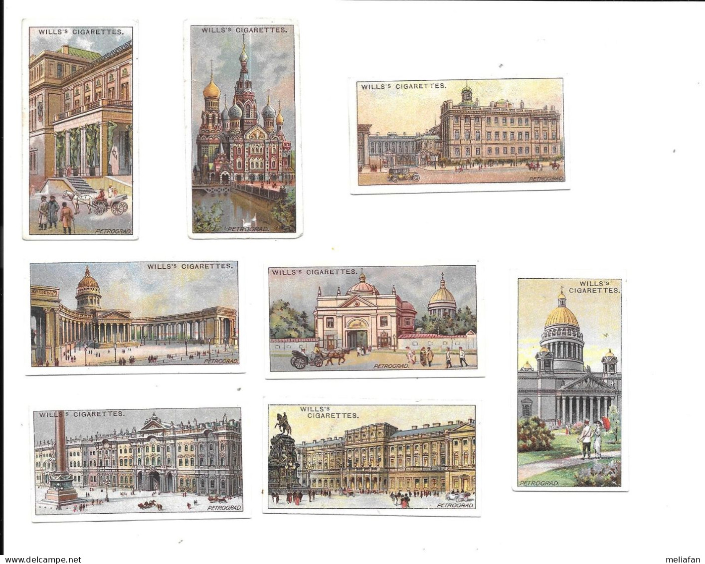 DK50 - CARTES CIGARETTES WILLS - GEMS OF RUSSIAN ARCHITECTURE - PETROGRAD - Sonstige & Ohne Zuordnung