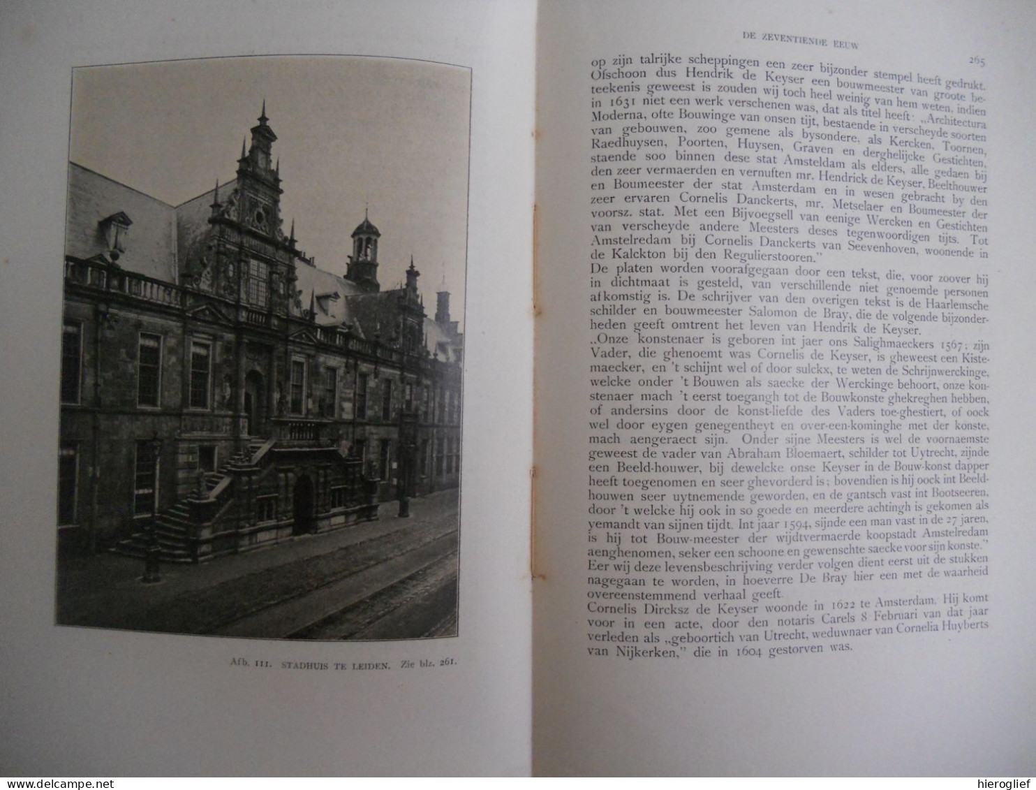 Geschiedenis der NEDERLANDSCHE BOUWKUNST door A.W Weissman 1912 van Looy Amsterdam / Nederland architectuur