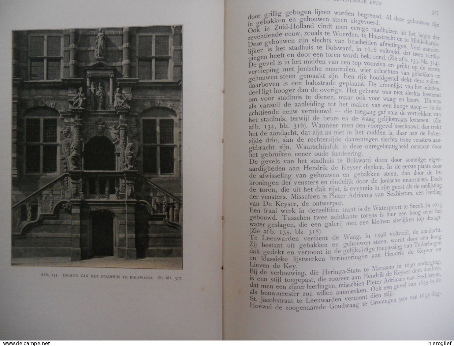 Geschiedenis der NEDERLANDSCHE BOUWKUNST door A.W Weissman 1912 van Looy Amsterdam / Nederland architectuur