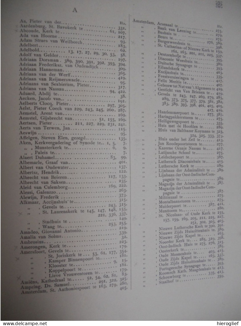 Geschiedenis der NEDERLANDSCHE BOUWKUNST door A.W Weissman 1912 van Looy Amsterdam / Nederland architectuur