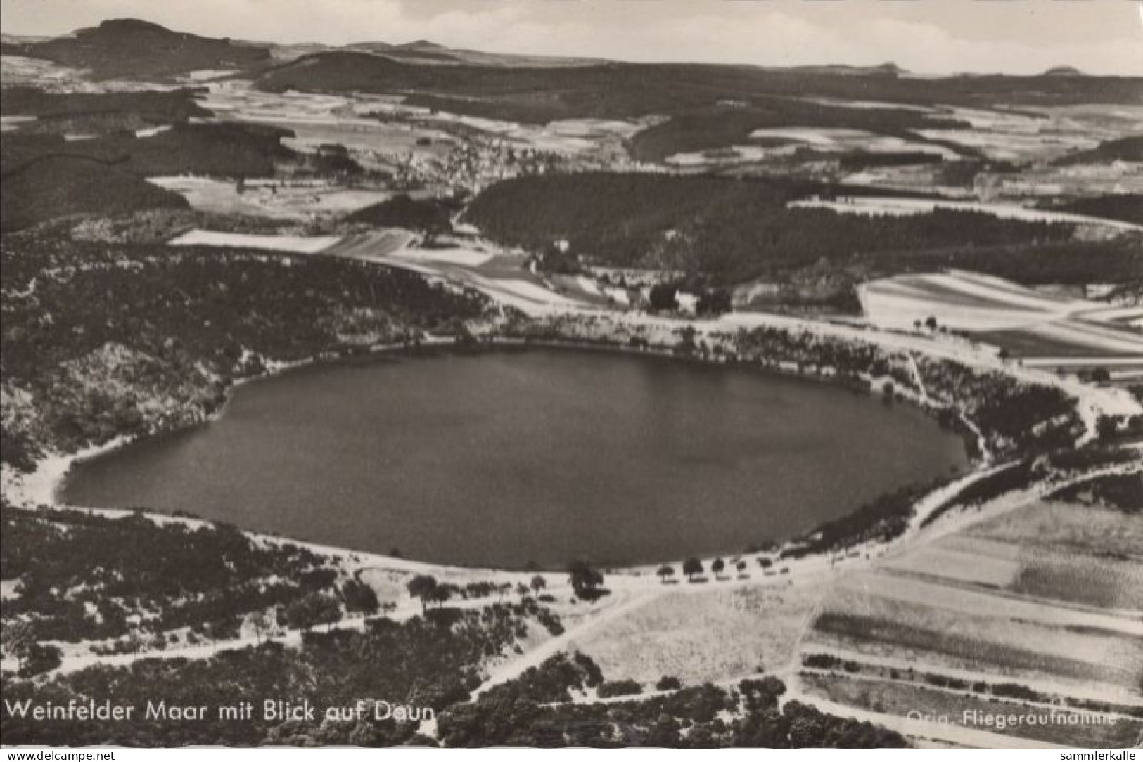 134100 - Weinfelder Maar - Von Oben - Daun