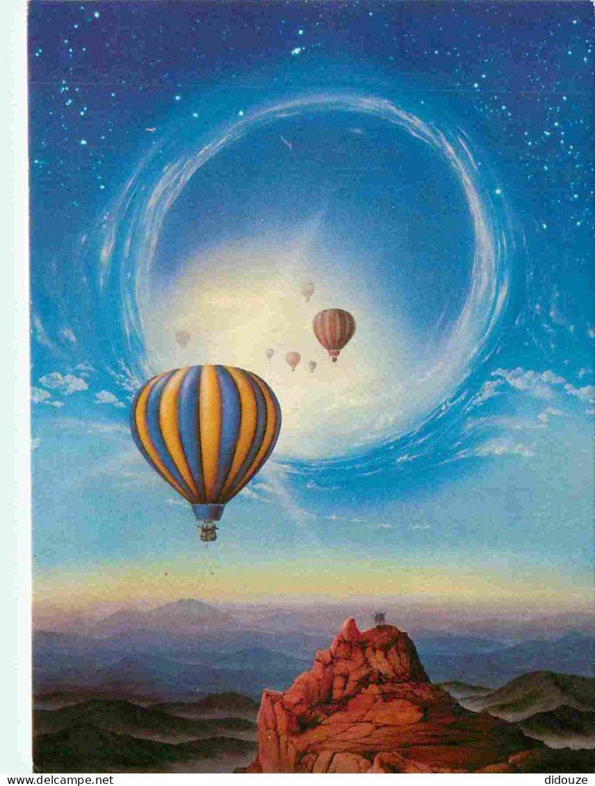 Aviation - Montgolfières - Carl W Rohrig 1953 - Ballonfahrt 1981 - Tempera Und Gouache - Art Peinture - Balloon - CPM -  - Montgolfières