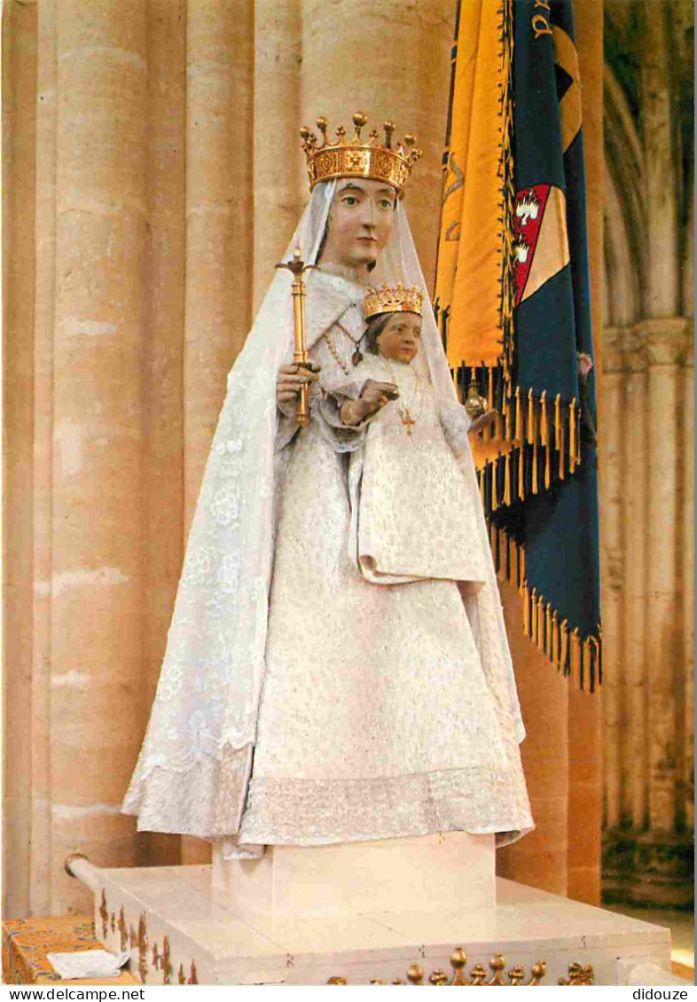 55 - Avioth - Intérieur De La Basilique - Statue De La Vierge - Art Religieux - CPM - Carte Neuve - Voir Scans Recto-Ver - Avioth