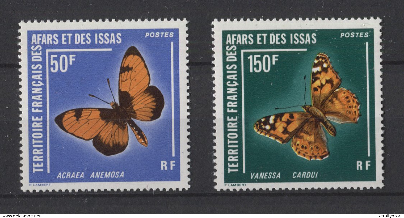 Afars & Issas - 1976 Butterflies (II) MNH__(TH-24738) - Unused Stamps