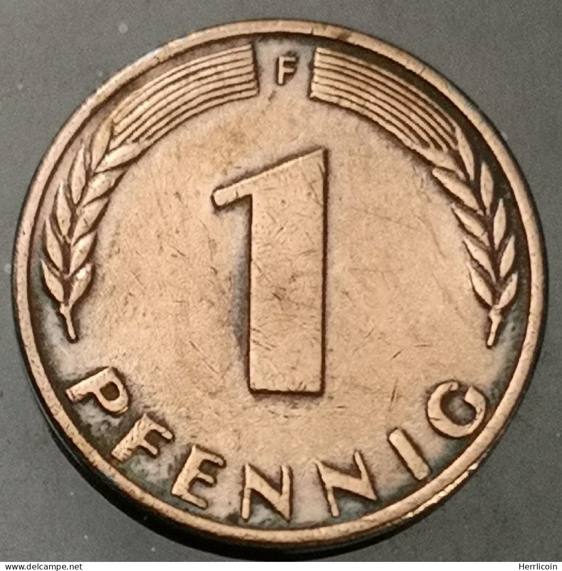 Monnaie Allemagne - 1972 F  - 1 Pfennig Bundesrepublik Deutschland - 1 Pfennig