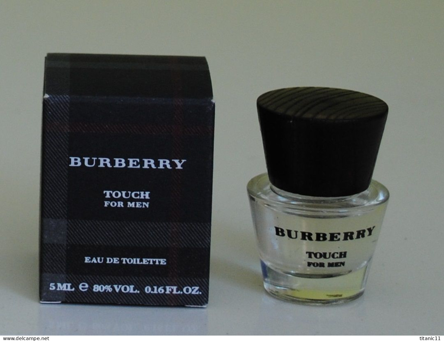 Miniature TOUCH MEN De Burberry ( France ) - Miniaturen Herrendüfte (mit Verpackung)