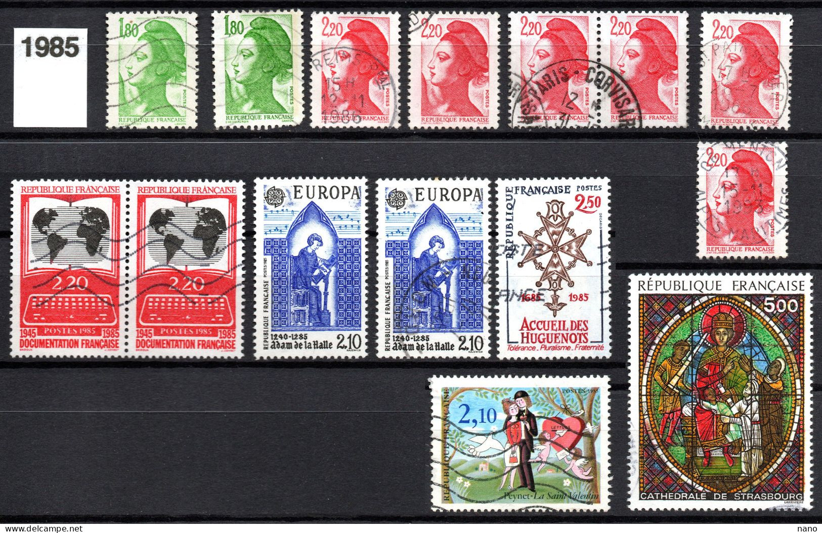 Années 1985 - 1986 - 1987 - 39 Timbres - Oblitérés - Used Stamps