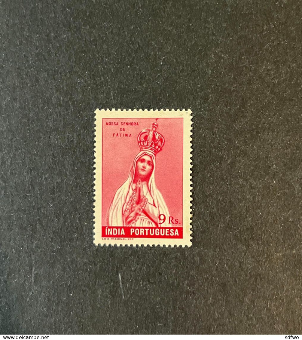 (G) Portuguese India - 1949 Fatima 9 Rs - MH - Portuguese India