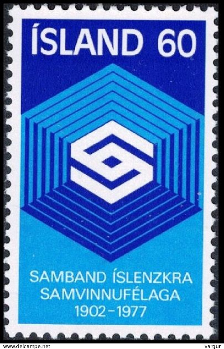 ICELAND / ISLAND 1977 Union Of Icelandic Associations - 75. Single, MNH - Otros & Sin Clasificación