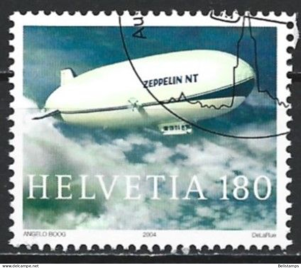 Switzerland 2004. Scott #1183 (U) Zeppelin NT  (Complete Issue) - Usati