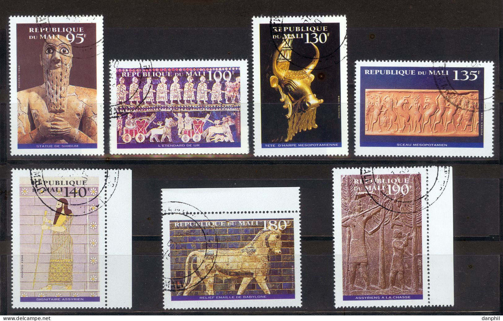 MALI, 1994, 20 V. "Kunstwerke", Gest./CTO, Mi 1262/81 - ME14,-; Scott 628-47 -$12,50; - Archeologia