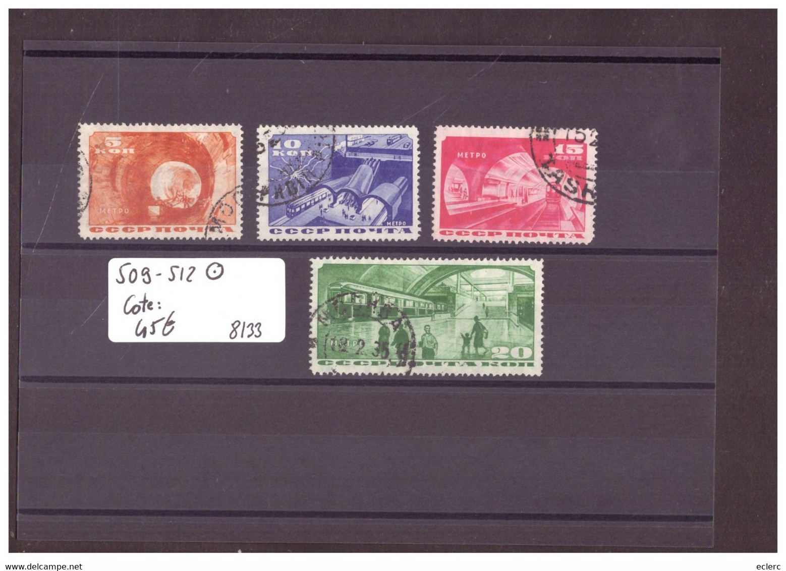 URSS - No Michel 509-512 OBLITERE  - COTE: 45 € - !!!NO PAYPAL!! - Usati