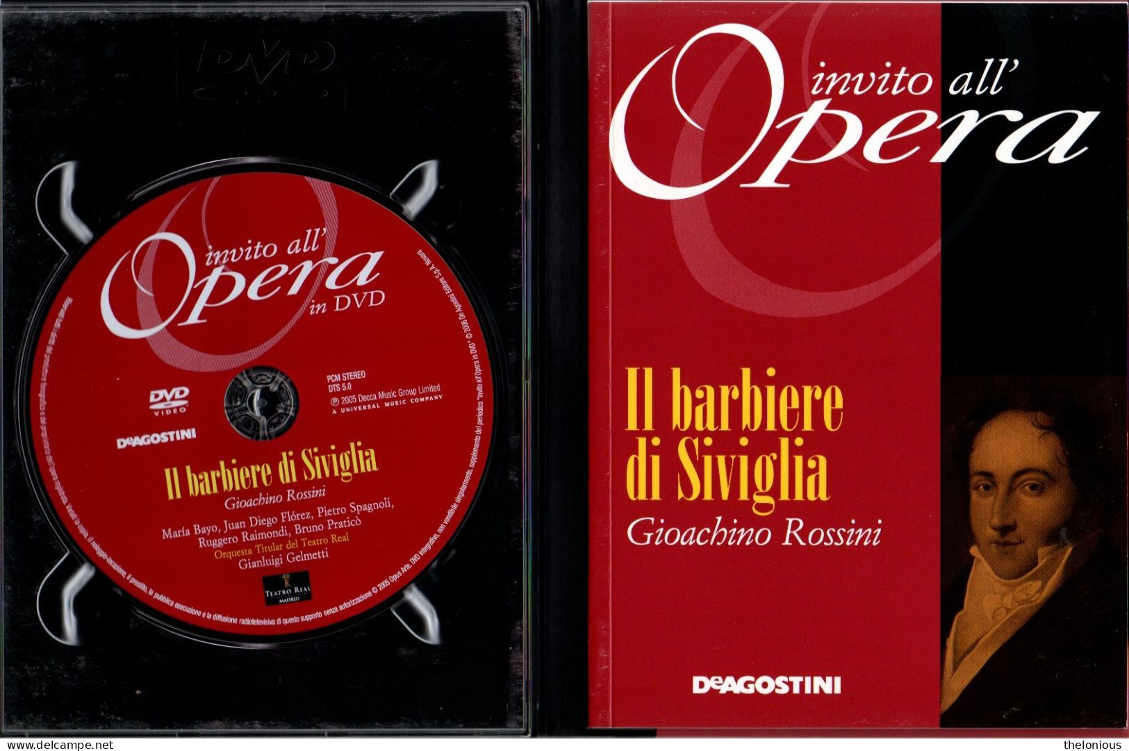 * Invito All'Opera In DVD N 18: G. Rossini Il Barbiere Di Siviglia - Con Libretto - Concert En Muziek
