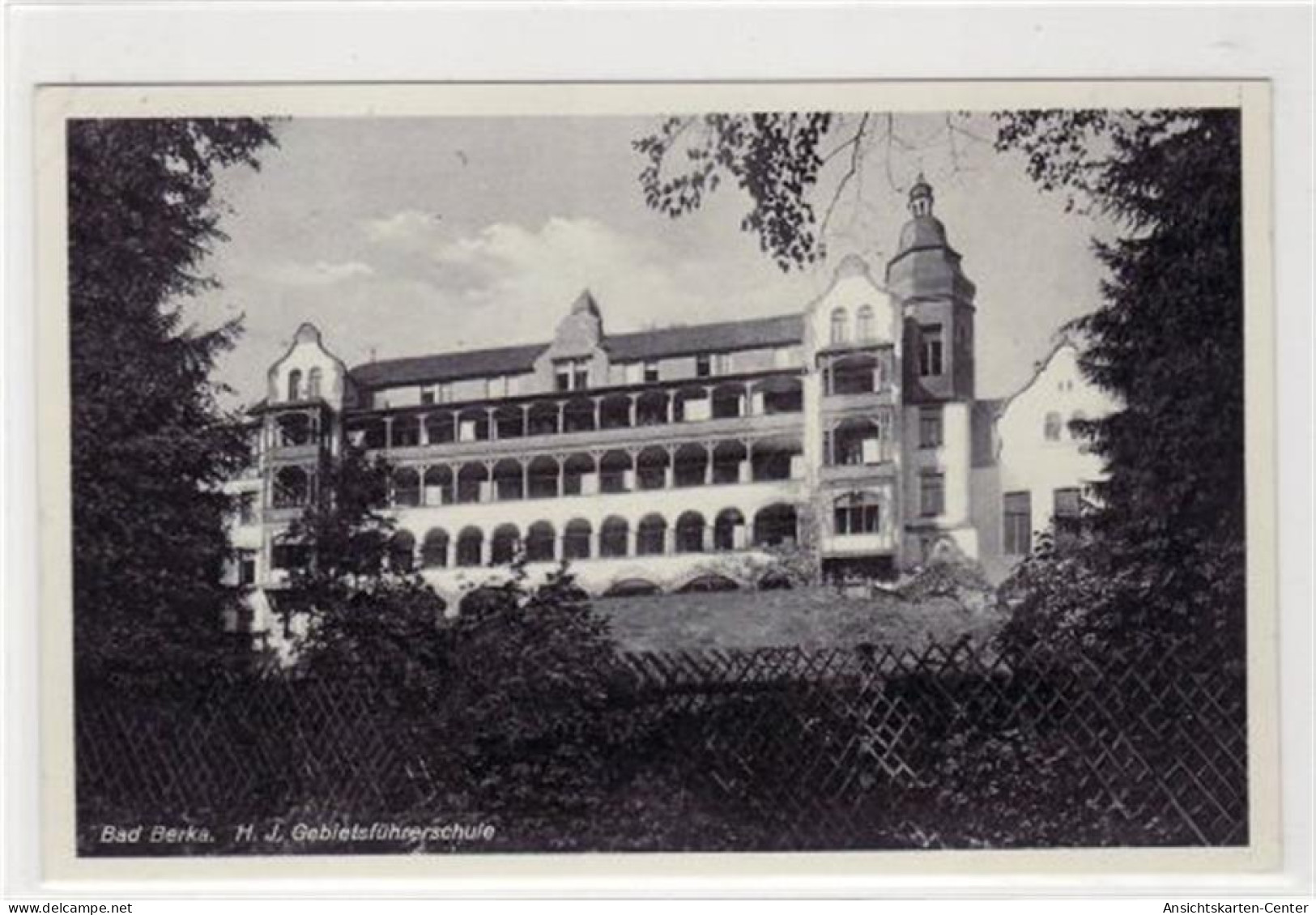 39016301 - Bad Berka Mit H. J. Gebietsfuehrerschule Gelaufen 1939. Top Erhaltung. - Bad Berka