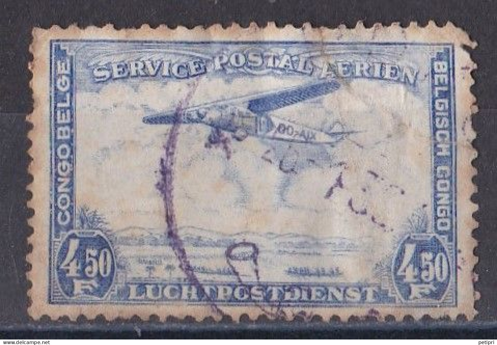Congo Belge Poste Aérienne N°  11  Oblitéré - Used Stamps