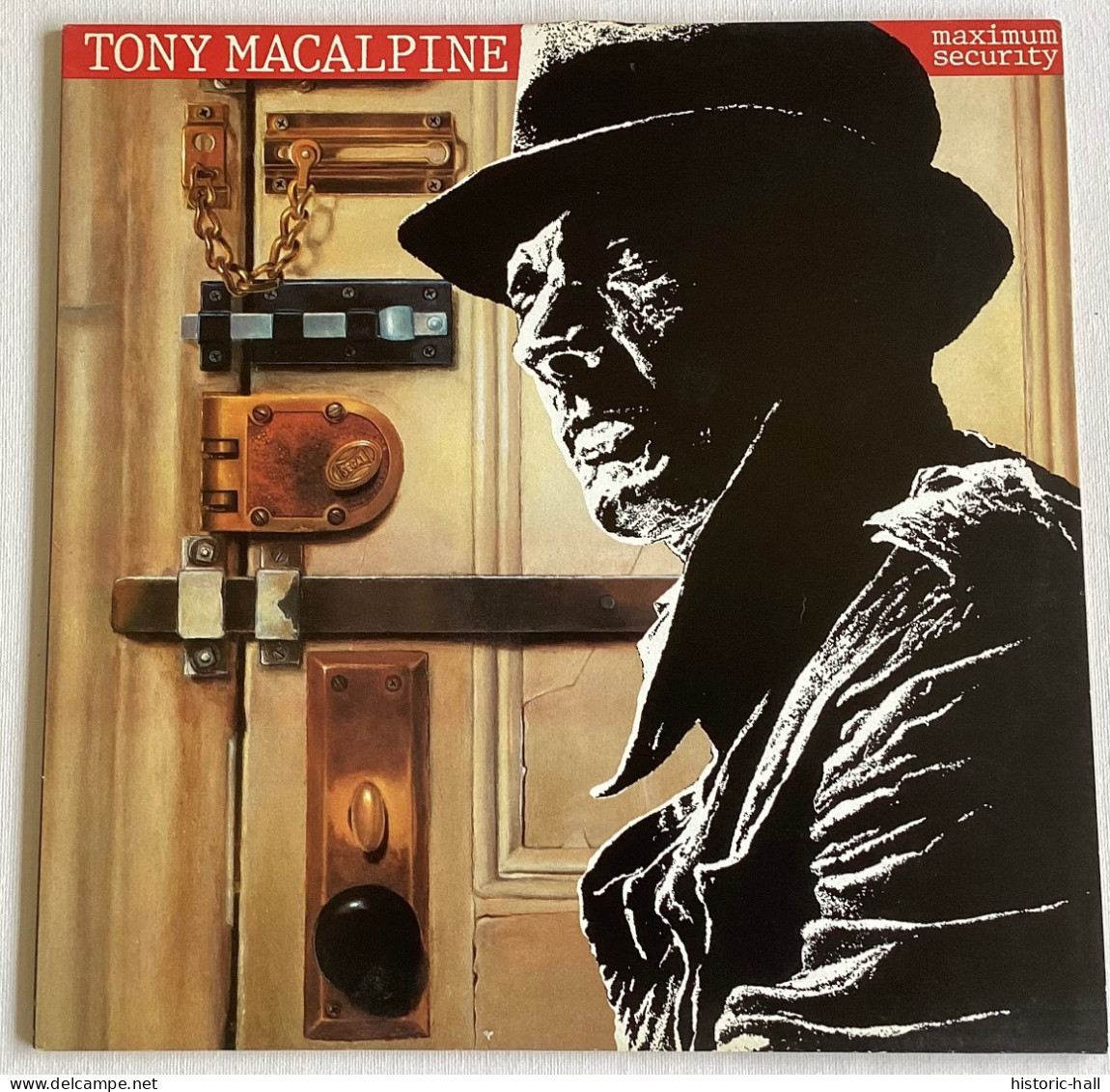 TONY Mac ALPINE - Maximum Security -LP - 1987 - UK Press - Hard Rock & Metal