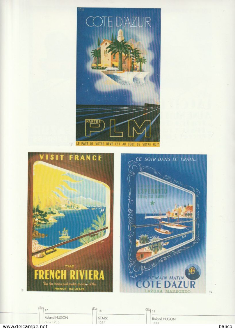 Pages Du Livre "AFFICHES D'AZUR" Alpes Maritimes  ( Recto Verso, Pages 29/30 ) Côte D'Azur - Afiches