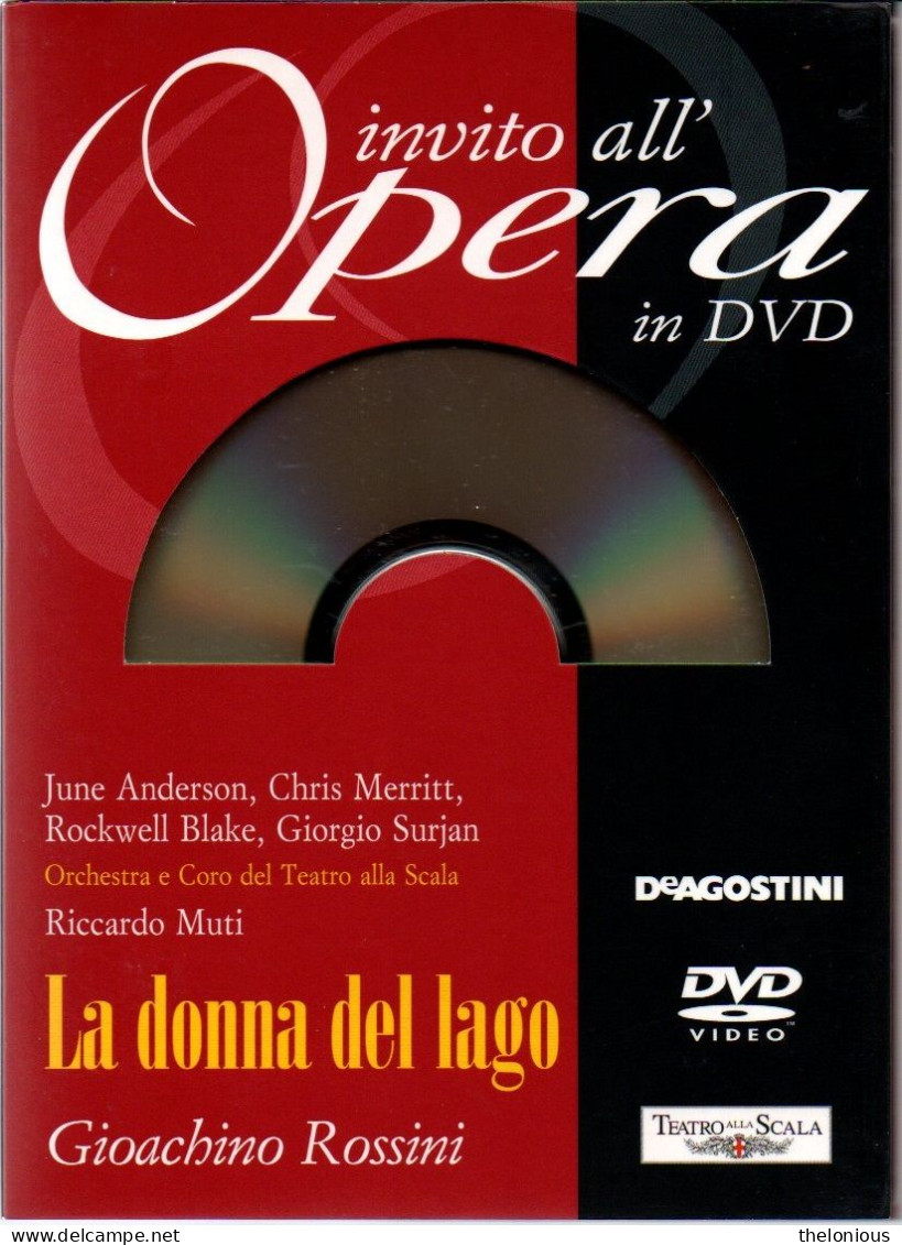 * Invito All'Opera In DVD N 26: Gioachino Rossini - La Donna Del Lago - Con Libretto - Concerto E Musica