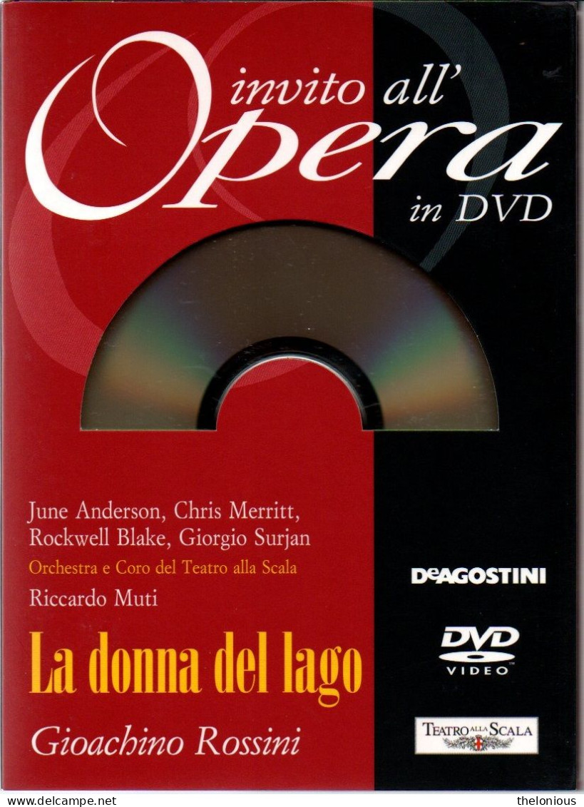 * Invito All'Opera In DVD N 26: Gioachino Rossini - La Donna Del Lago - Con Libretto - Conciertos Y Música