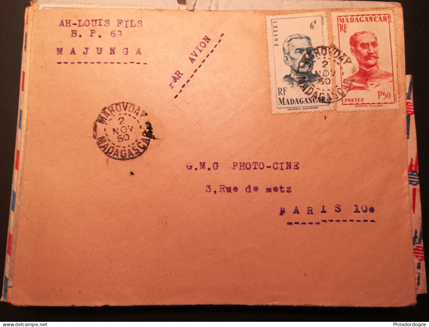 Madagascar - Lot De 48 Enveloppes à Trier (poids 103 Grammes) (Lot3) - Storia Postale