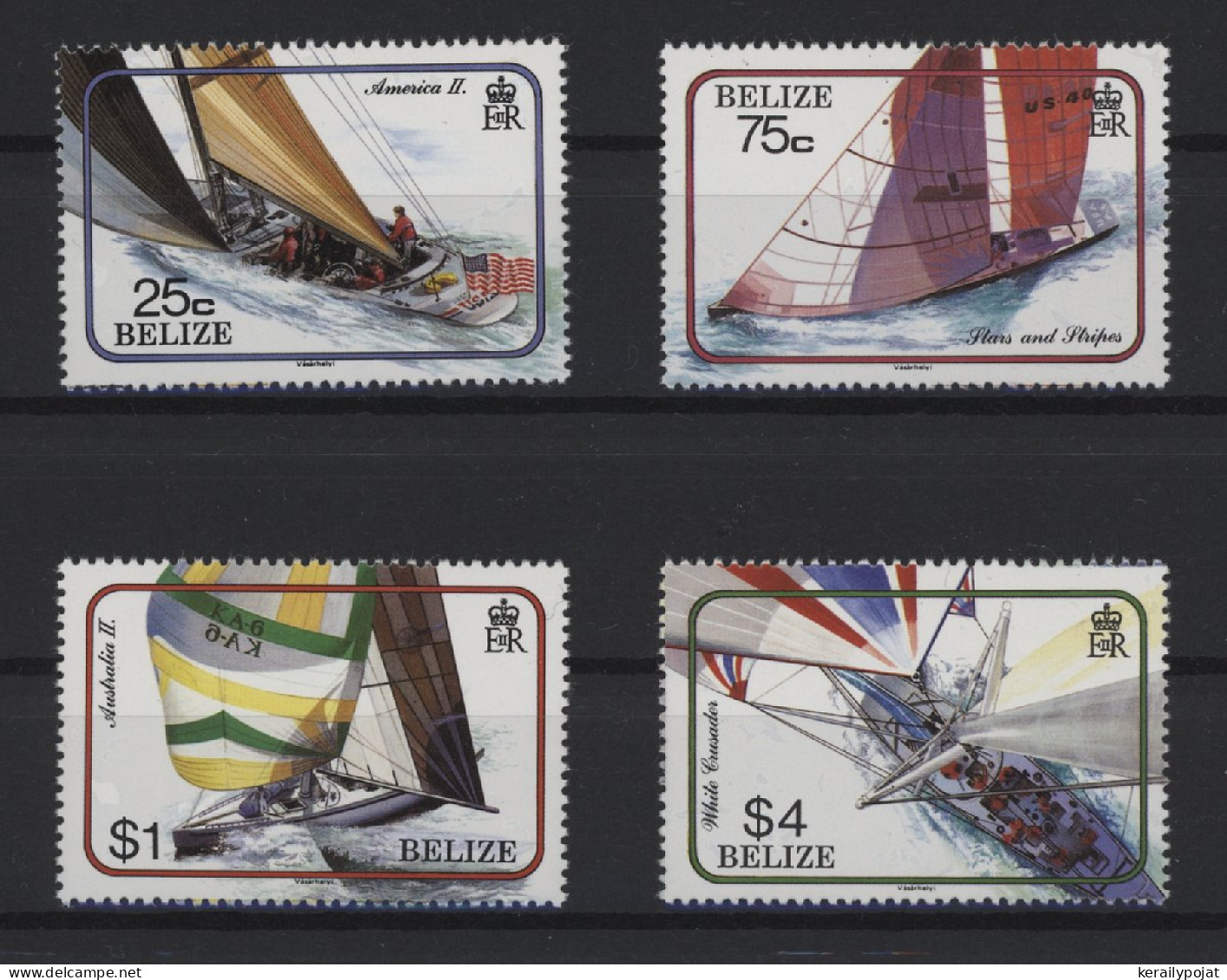 Belize - 1987 America's Cup MNH__(TH-27390) - Belize (1973-...)