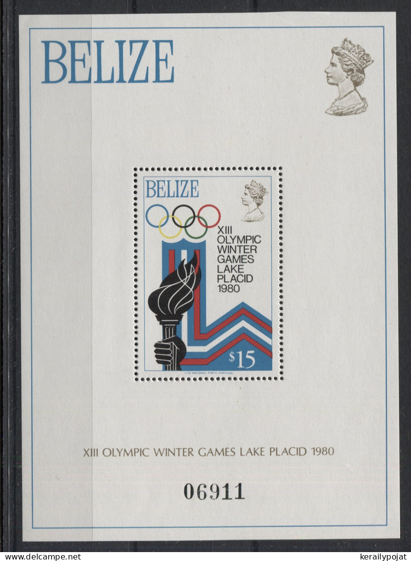 Belize - 1979 Lake Placid Block (2) MNH__(TH-24101) - Belice (1973-...)