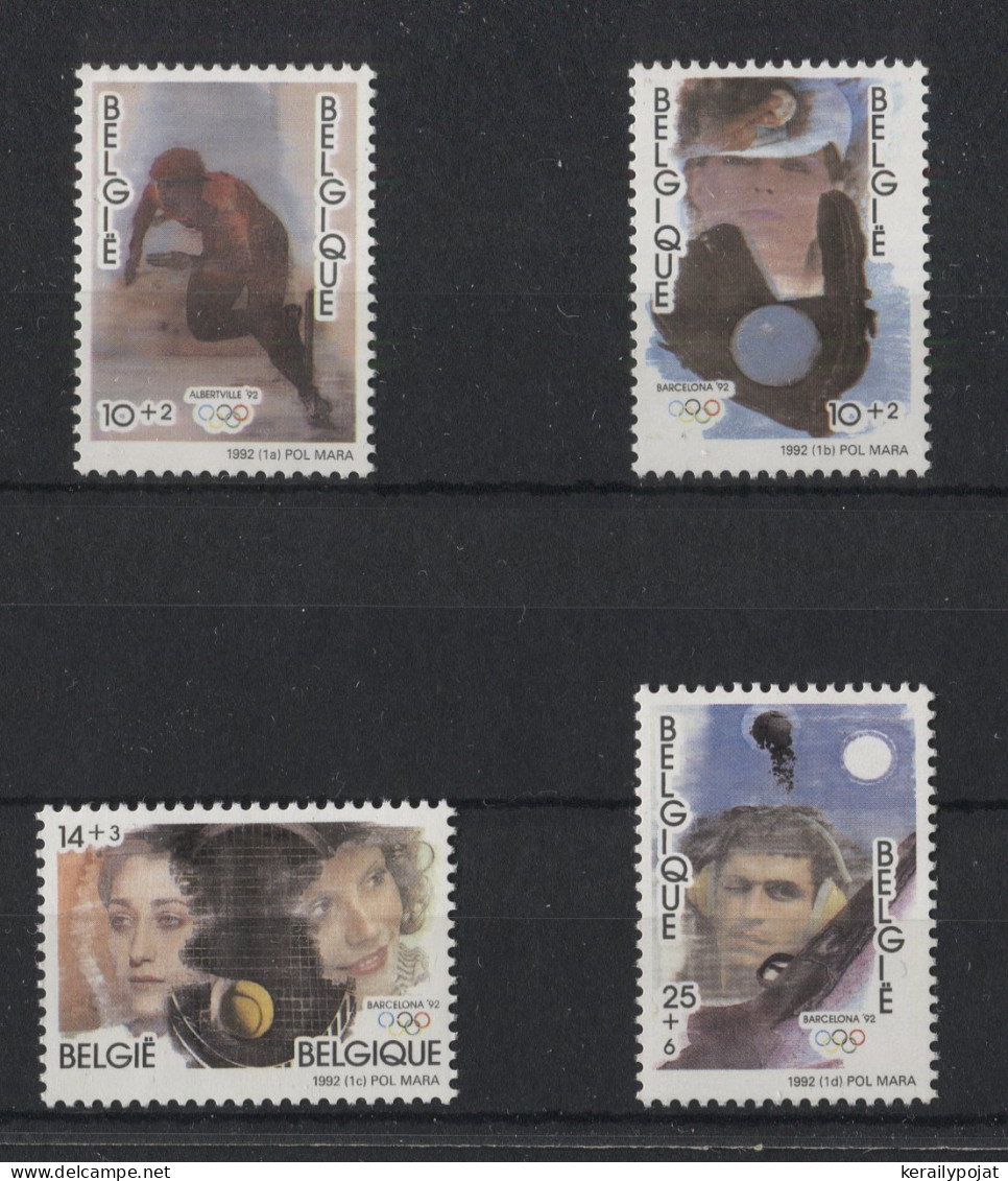 Belgium - 1992 Olympic Games Albertville And Barcelona MNH__(TH-23571) - Neufs