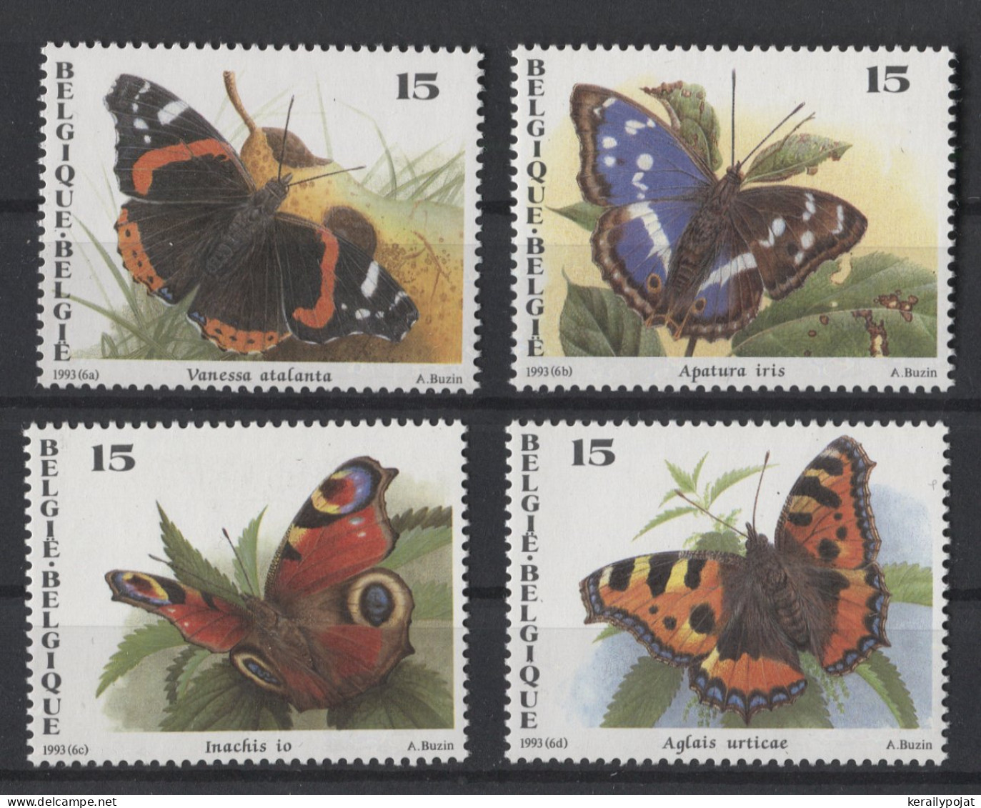 Belgium - 1993 Butterflies MNH__(TH-24785) - Unused Stamps