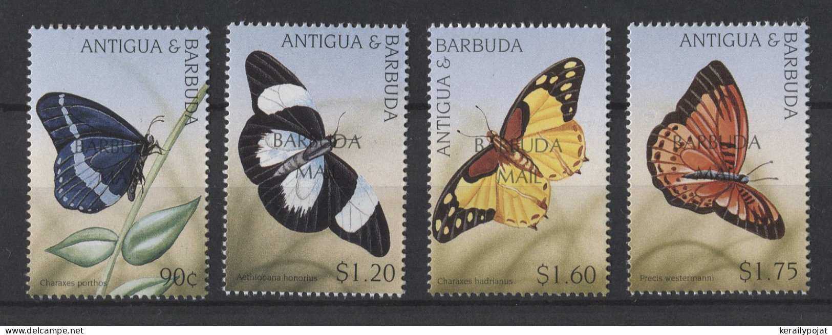 Barbuda - 1998 Butterflies MNH__(TH-24782) - Antigua Und Barbuda (1981-...)