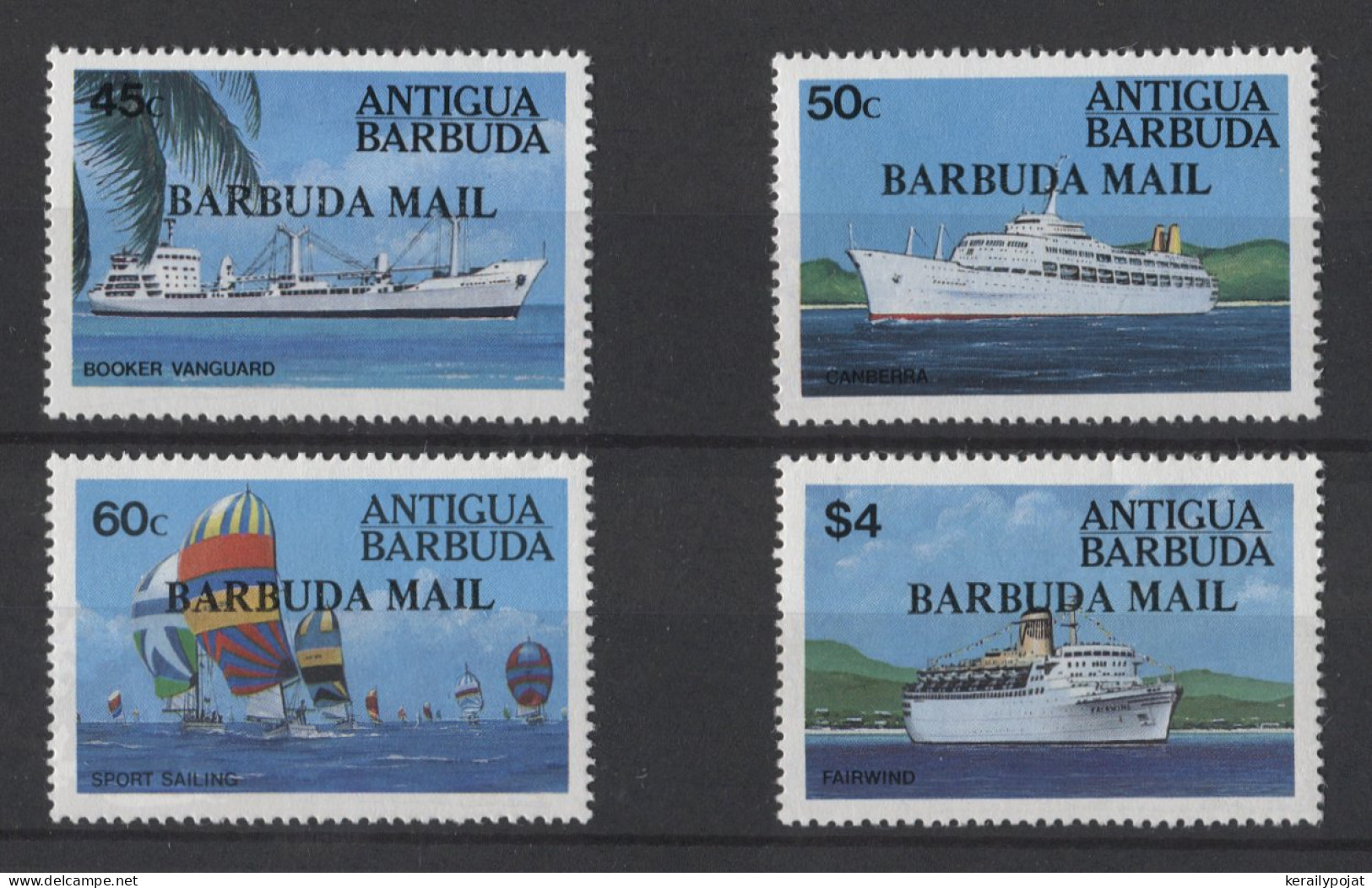 Barbuda - 1984 Ships MNH__(TH-26428) - Antigua Und Barbuda (1981-...)