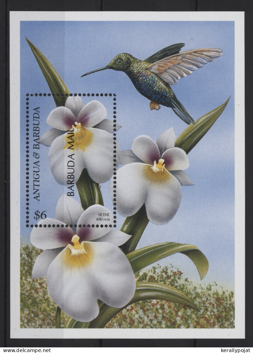 Barbuda - 1999 Orchids Block (2) MNH__(TH-26768) - Antigua Und Barbuda (1981-...)