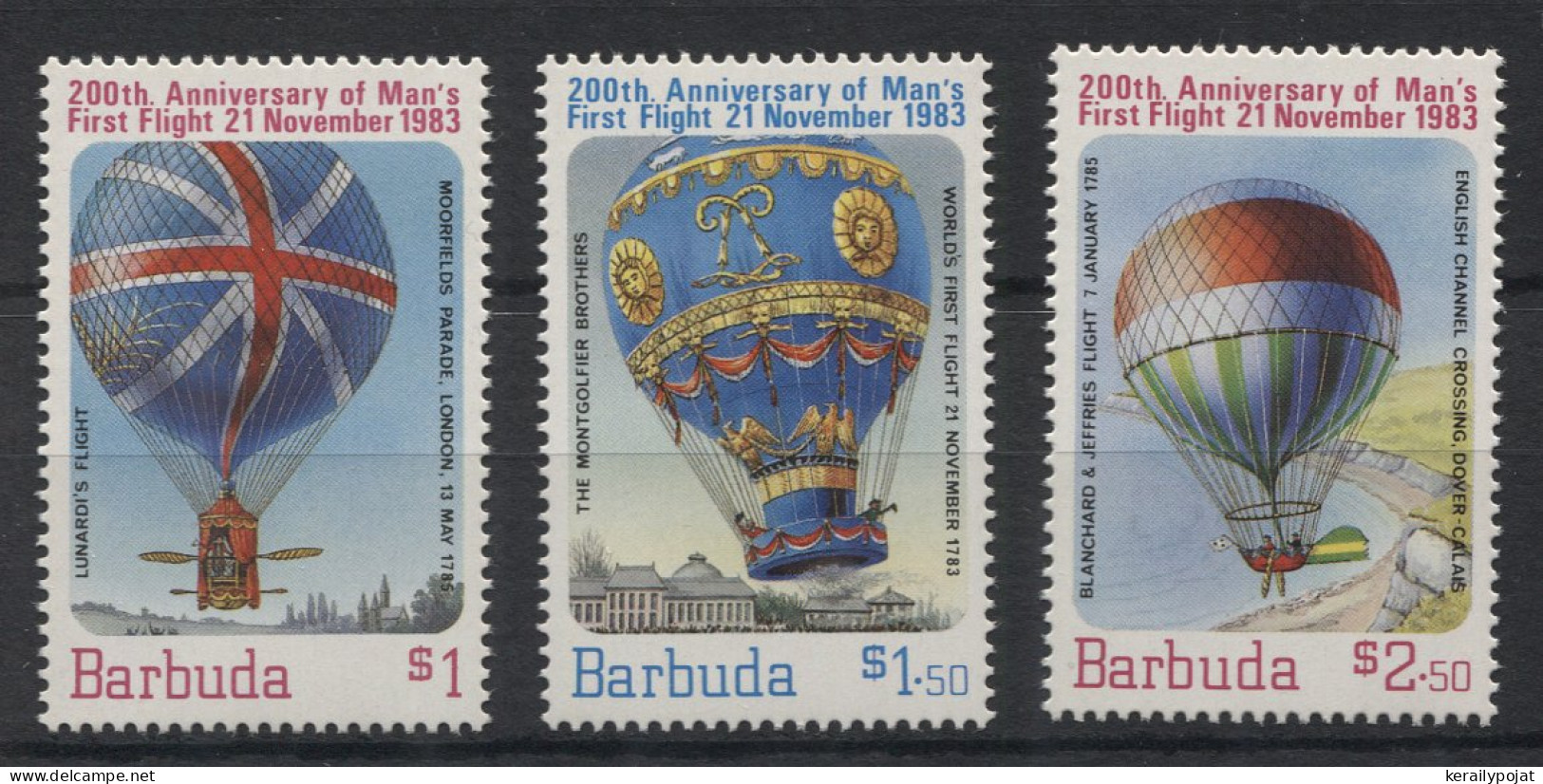 Barbuda - 1983 200 Years Of Aviation MNH__(TH-24127) - Antigua And Barbuda (1981-...)