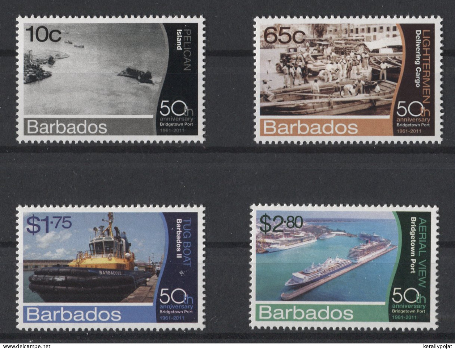 Barbados - 2012 Port Of Bridgetown MNH__(TH-26427) - Barbados (1966-...)