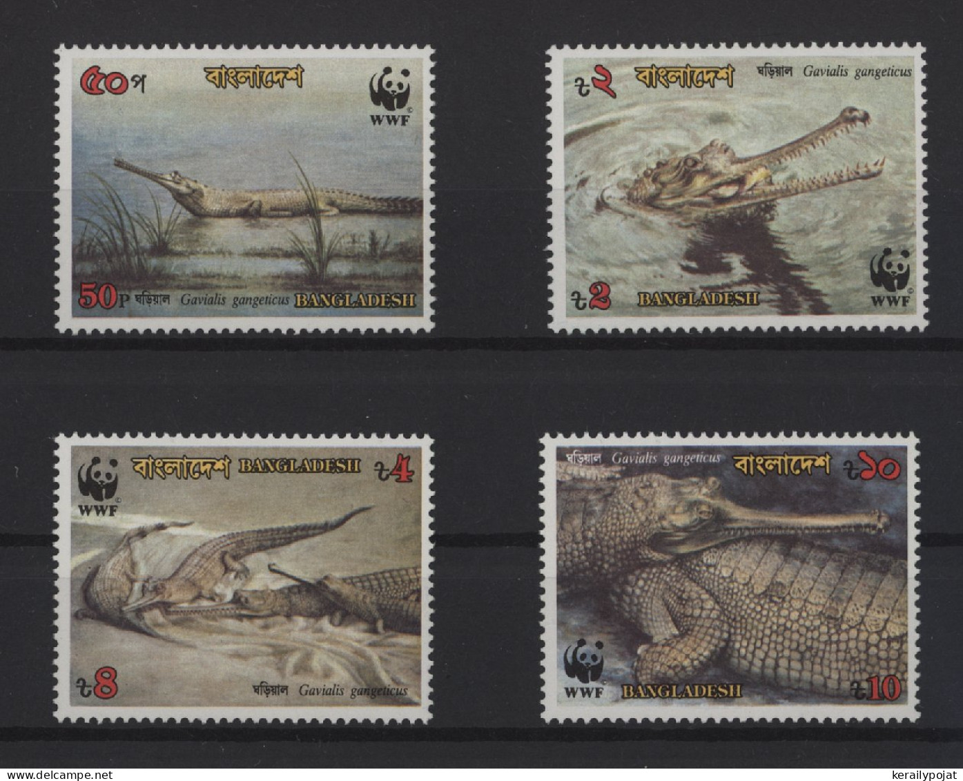 Bangladesh - 1990 Ganges Gavial MNH__(TH-25537) - Bangladesch