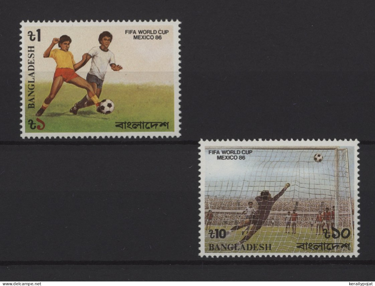 Bangladesh - 1986 Soccer World Cup MNH__(TH-25520) - Bangladesch