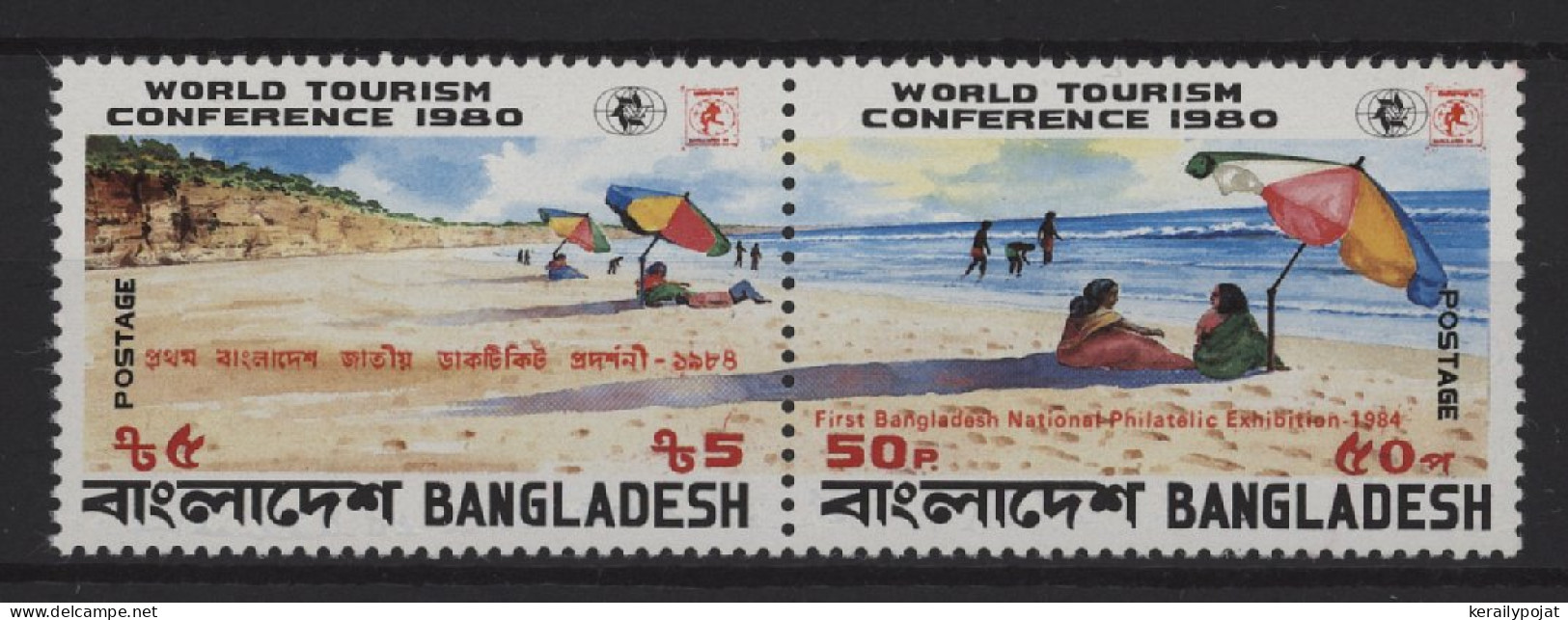 Bangladesh - 1984 Banglapex'84 (I) Pair MNH__(TH-25507) - Bangladesch