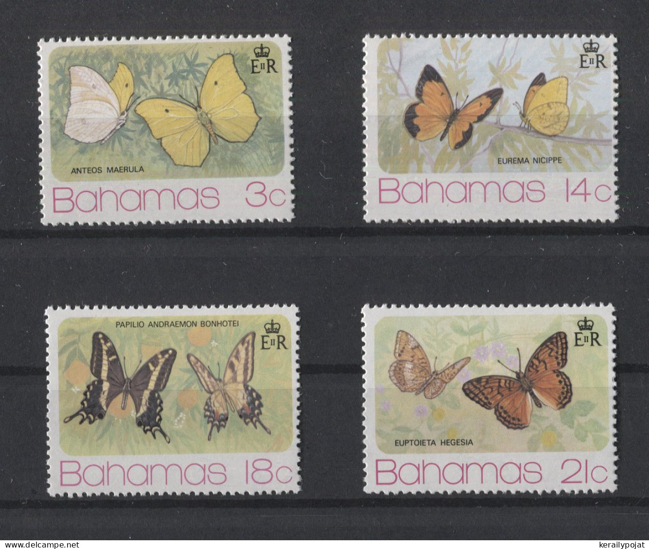 Bahamas - 1975 Butterflies MNH__(TH-24773) - Bahama's (1973-...)