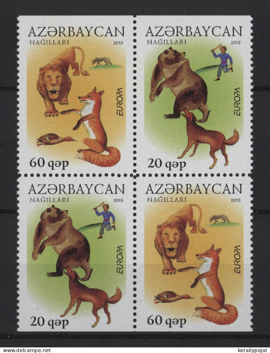 Azerbaïjan - 2010 Europe Children's Books Booklet Stamps MNH__(TH-25474) - Azerbaijan