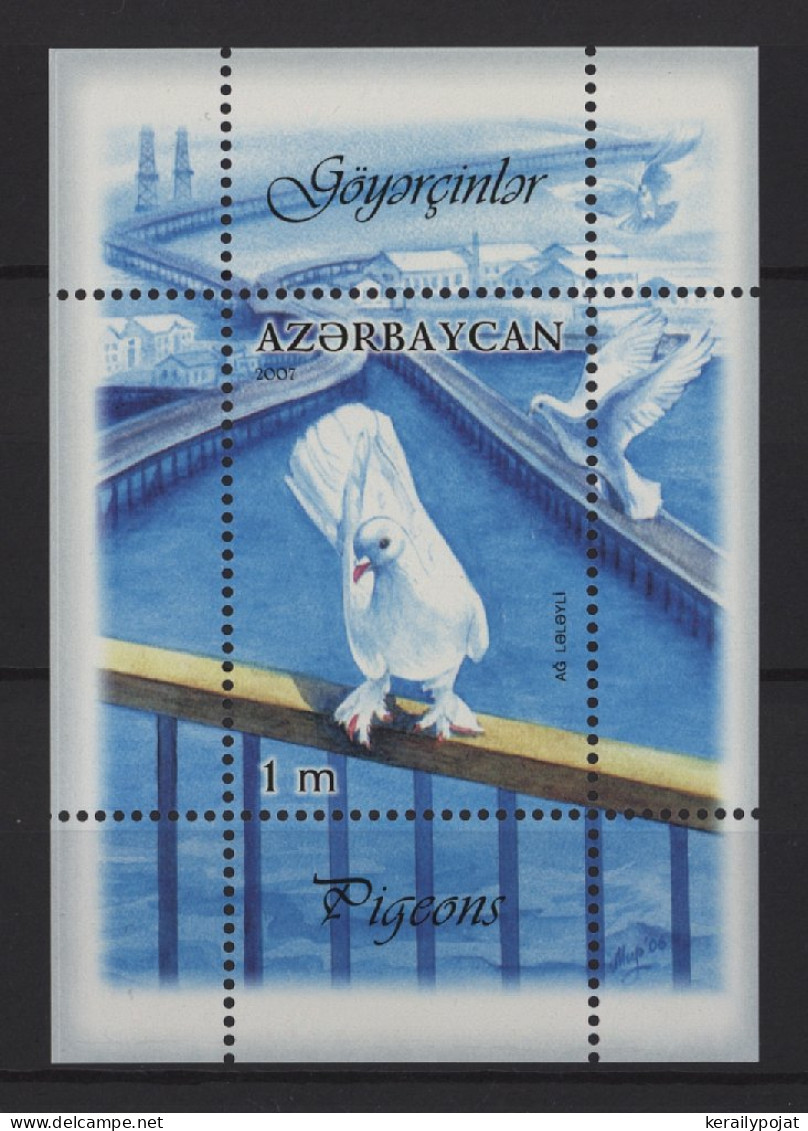 Azerbaïjan - 2007 Breeding Pigeons Block MNH__(TH-26995) - Aserbaidschan