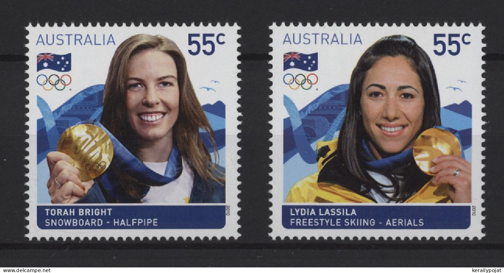 Australia - 2010 Gold Medalist At The Winter Olympics MNH__(TH-27753) - Mint Stamps