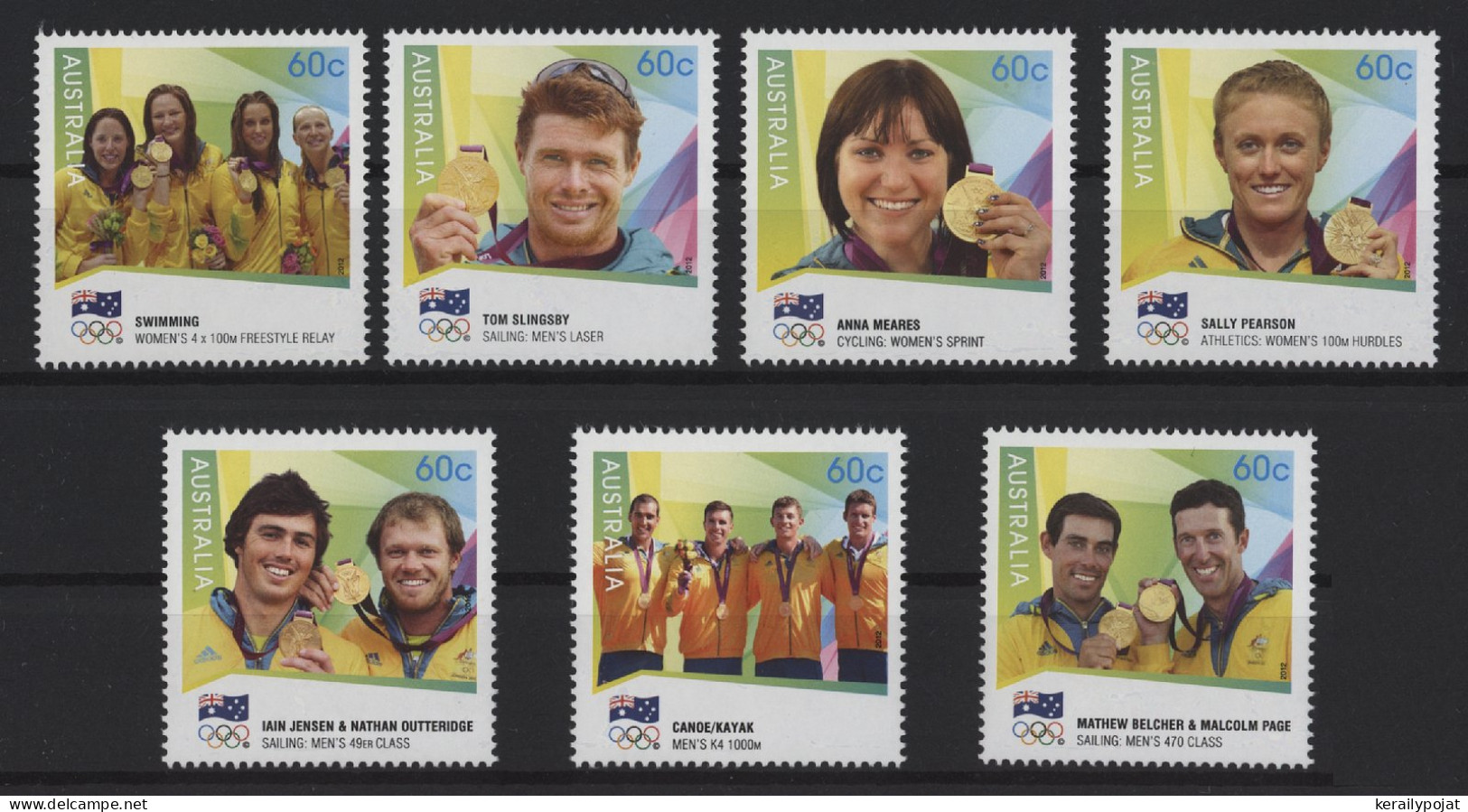 Australia - 2012 London Gold Medalists MNH__(TH-27699) - Mint Stamps