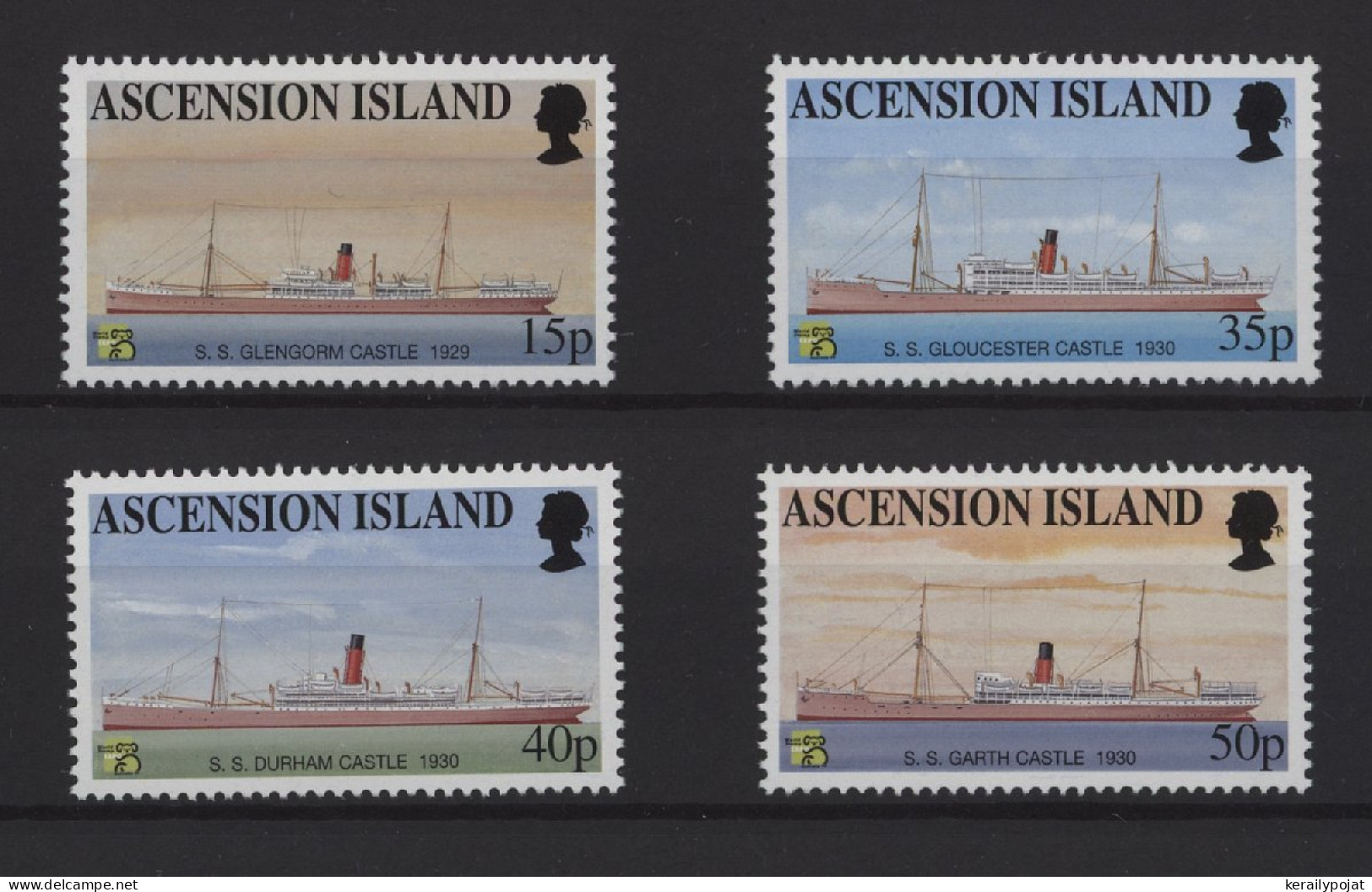 Ascension - 1999 Mail Ships MNH__(TH-25218) - Ascensión