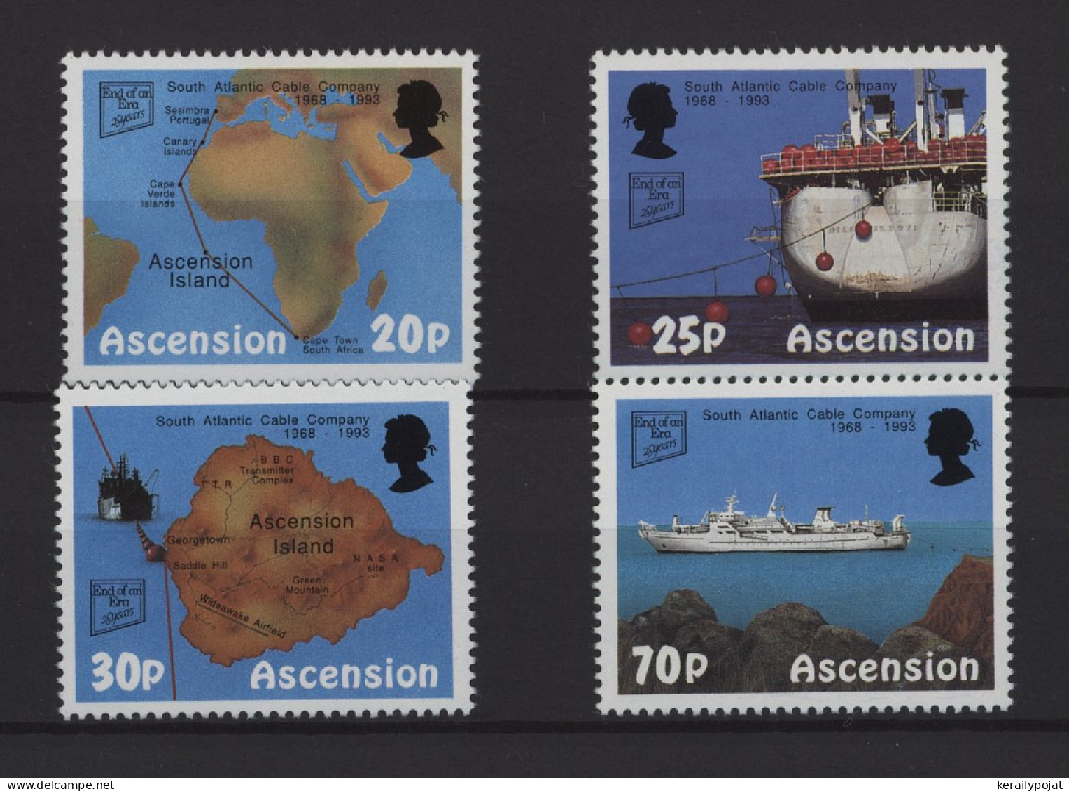 Ascension - 1993 South Atlantic Cable Society MNH__(TH-25209) - Ascensión