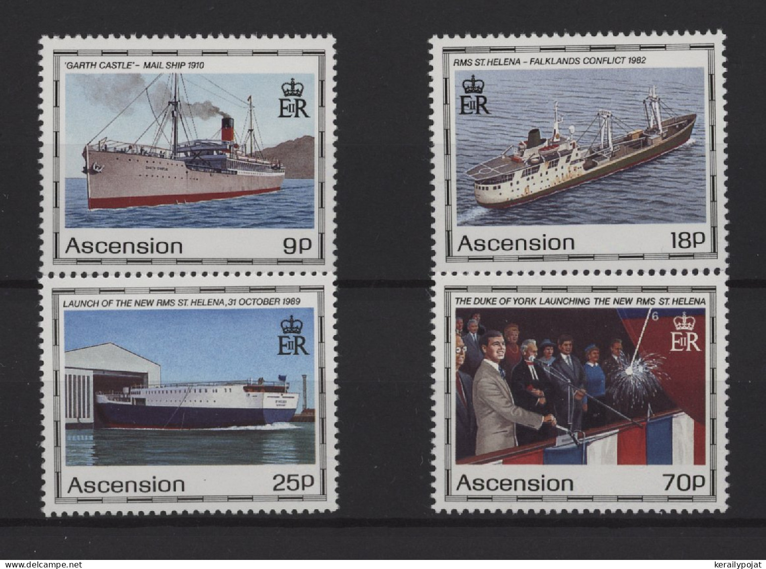 Ascension - 1990 RMS St. Helena 2 MNH__(TH-25220) - Ascension
