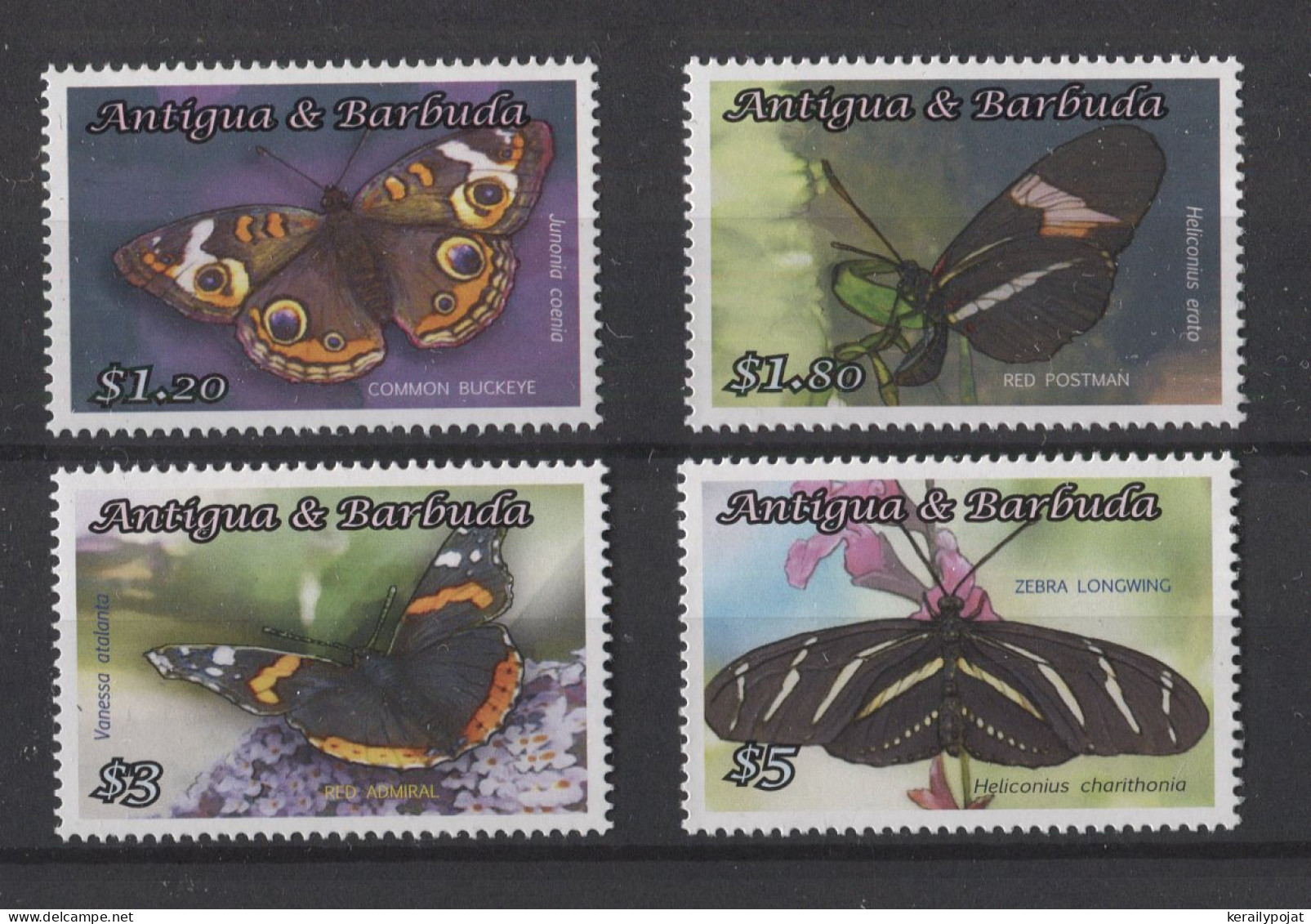Antigua - 2010 Butterflies MNH__(TH-24764) - Antigua And Barbuda (1981-...)