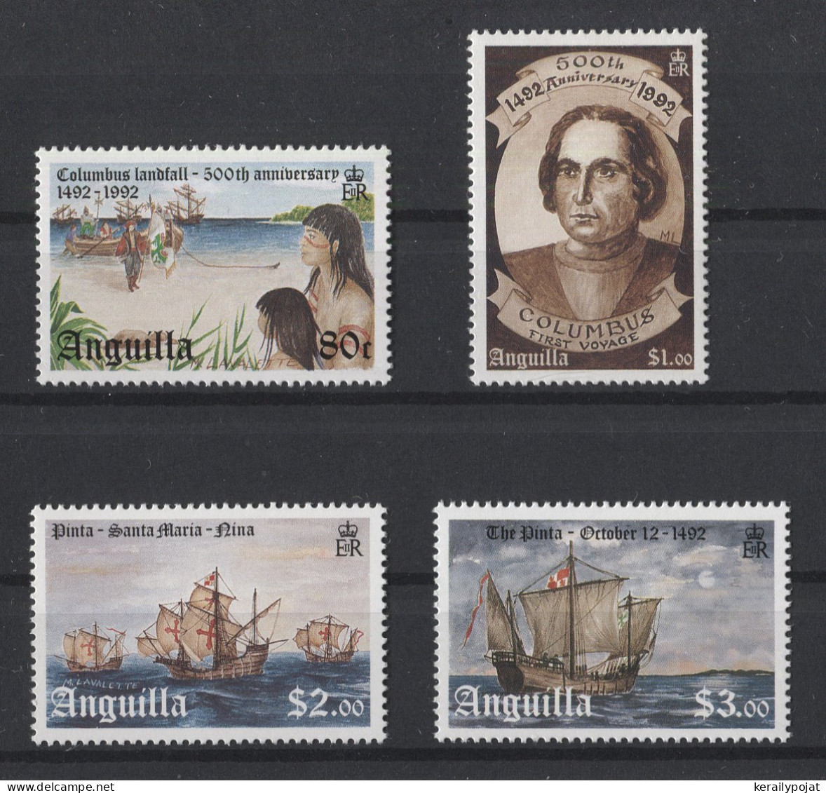 Anguilla - 1992 Discovery Of America MNH__(TH-26422) - Anguilla (1968-...)