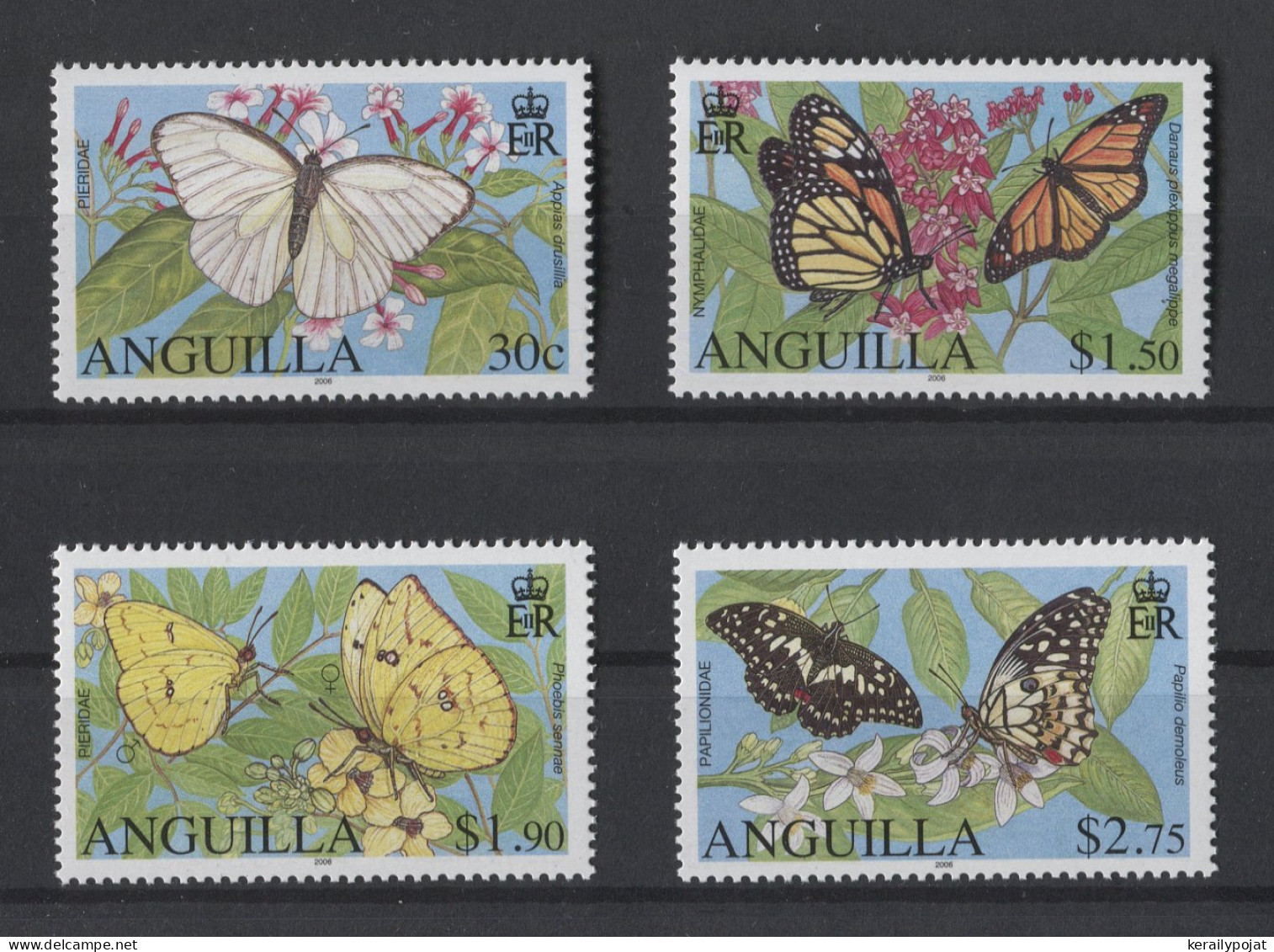 Anguilla - 2006 Butterflies MNH__(TH-24759) - Anguilla (1968-...)