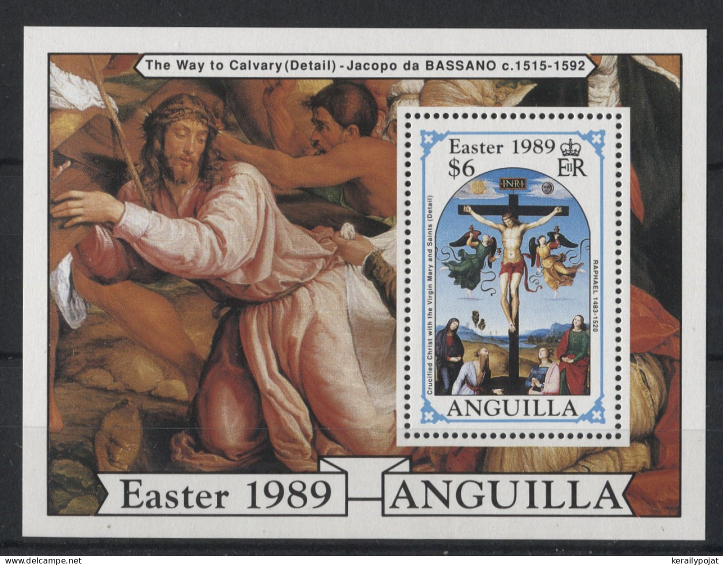 Anguilla - 1989 Easter Block MNH__(TH-23646) - Anguilla (1968-...)